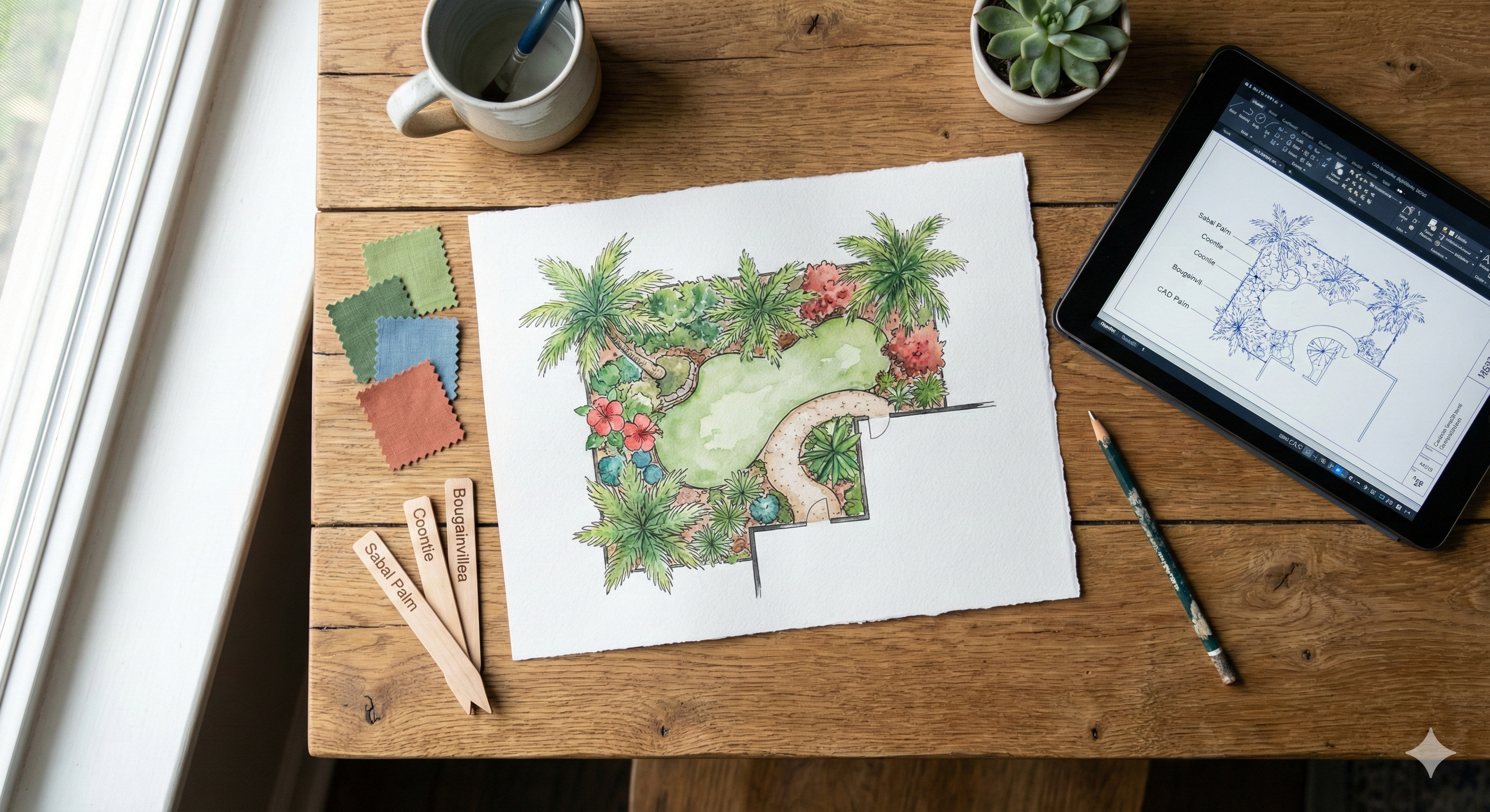 Garden Design Sketch